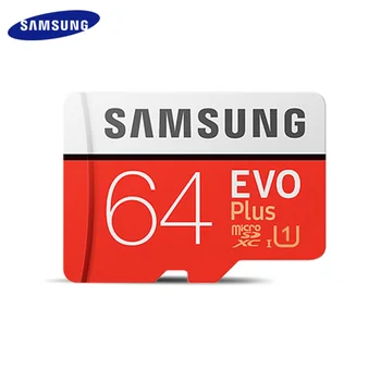 Oriģināls SAMSUNG Pakāpe EVO Plus Class 10 Atmiņas Karte 256 GB 128GB U3 64GB U1 Micro SD Kartes līdz 100MB/s TF Karte, SDXC Flash atmiņas Kartes