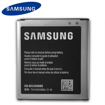 Oriģināls Samsung Rezerves Akumulatoru Galaxy Core Ministru G360 G361 G360V G3608 G360H EB-BG360BBE 2000mAh Ar NFC