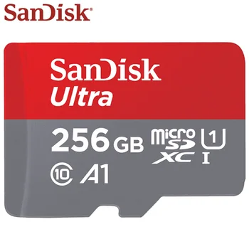 Oriģināls SanDisk Atmiņas Karte 256 GB SDXC Class 10 A1 Max Read Speed, 98M/s Microsd UHS-I TF Card Ultra Micro SD Kartes
