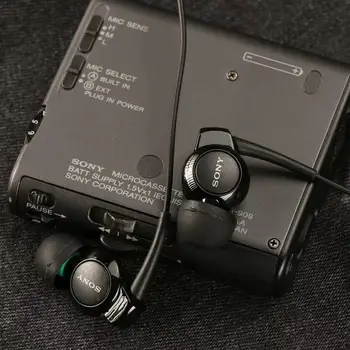 Oriģināls Sony EX300AP 3,5 mm Vadu Stereo Austiņas, Hands-free, Subwoofer Stereo Austiņas ar Mikrofonu, lai Xiaomi Huawei Sony