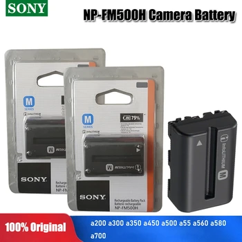 Oriģināls Sony NP-FM500H NP FM500H FM50 Fotokameras Akumulatoru A57 A65 A77 A450 A560 A580 A900 A58 A99 A550 A200 A300 A350 A700 F717