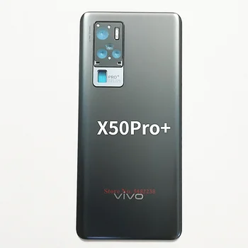 Oriģināls Stikla Akumulatora Vāciņu, Lai VIVO X50 X50Pro X50Pro+ Aizmugures Mājokļu durvīm Mobilā tālruņa Aizmugurējo Vāciņu Gadījumā X50 PRO PRO+