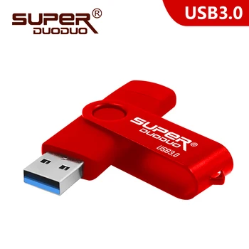 Oriģināls USB 3.0 OTG USB Flash Drive 64gb, 128gb Pendrive 32gb 16gb flash atmiņa usb pen drive Android tālrunis