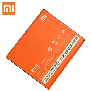 Oriģināls Xiaomi BM41 Akumulatora bm41 Par Xiaomi Redmi 1S Hongmi Sarkano Rīsu 1S Rezerves Baterijas BM 41 Augstas Ietilpības 2050mAh