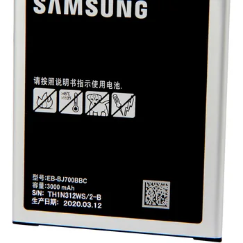 Oriģinālu Telefonu Samsung Akumulatoru Galaxy J7. Gadam J7009 J7000 J7008 J700F SM-J700f J4 2018 EB-BJ700BBC EB-BJ700CBE 3000mAh