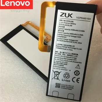 Oriģinālā akumulatora 3.82 V 3500mAh BL268 Lenovo ZUK Z2 Z2131 Akumulators +Dāvana Tools +Uzlīmes