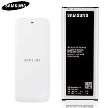 Oriģinālā Akumulatora + Statīvu (Dock Lādētājs Samsung GALAXY NOTE4 N9100 N9108V N9106W 4. Piezīme oriģinālo Akumulatoru ar NFC 3000mAh