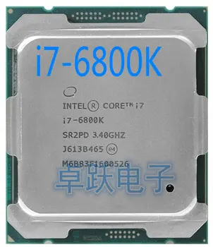 Oriģinālā Intel Xeon Jauns I7-6800K I7 6800K 3.40 GHZ 15M 14nm 6-KODOLU LGA2011-3 140W Procesora bezmaksas piegāde