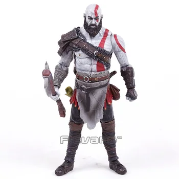 Oriģinālā Kara Dievs 4 Kratos PVC Rīcības Attēls Kolekcionējamus Modeļa Rotaļlietu 7inch 18 cm