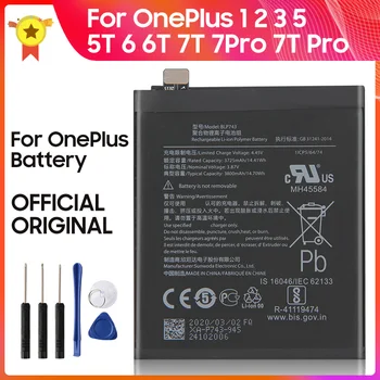 Oriģinālā Rezerves Akumulatoru BLP571 par OnePlus 6 6T 7 7T BLP657 par OnePlus 5 ST BLP699 7 Pro 7T Pro OnePlus 1 2 3 3T +rīks