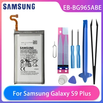 Oriģinālā Samsung Galaxy S9 S9 Plus+ SM-G965F G965F/DS G965U G965W G9650 Tālruņa Akumulatora EB-BG965ABE 3500mAh Bezmaksas Rīkiem AKKU