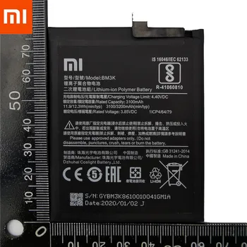 Oriģinālā Xiaomi Tālruņa Akumulatora BM3K 3200mAh Augstas Kvalitātes Rezerves Akumulatoru Xiaomi Mi Sajauc 3 Mix3 Baterijas +Instrumentu Komplekti
