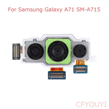 Oriģinālās Aizmugurējās Lielās Atpakaļ Kameras Moduļa Daļa, Samsung Galaxy A71 A715F