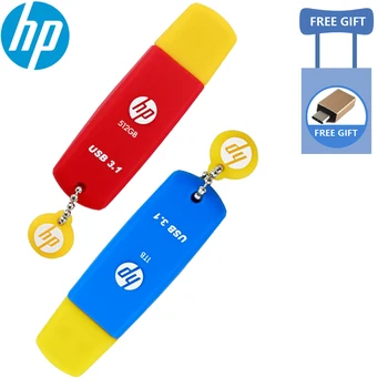Oriģinālās HP Jaunākās x788w USB 3.1 ātrgaitas USB Flash Drive 32GB 64GB, 128GB un 256 gb 512 GB flash atmiņas Pendrive Krāsains ķermeņa
