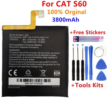 Oriģinālās Rezerves akumulatoru Caterpillar Cat S40 S50 S60 KUBA-BL00-S50-000 458002-S40 APP-12F-F57571-CGX-111 baterijas