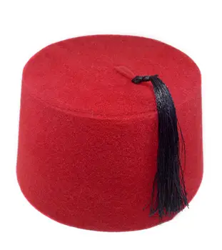 Osmaņu Autentisks folkloras turku Fes Fez, Austrumu Tarboosh, eksotisko Osmaņu cepure, sarkana un Bordo