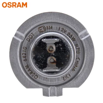 OSRAM H7 Standarta Vieglās Automašīnas Halogēnu Lukturu Auto Spuldzes 3200K 12V 55W PX26d 64210 Oriģināls Lampas OEM Kvalitātes (1gab.)