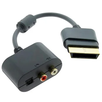OSTENT Optiskie RCA Audio Adapteri Pārveidotājs Kabelis Vadu Microsoft Xbox 360 Konsole Spēli