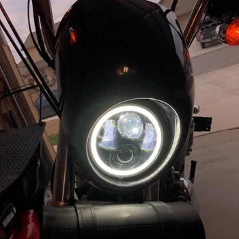 OTBS 5.75 collu Motociklu, Moto, LED Projektoru Halo Lukturu 5-3/4 