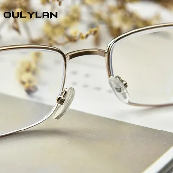 Oulyan Gatavo Tuvredzība Brilles Sievietēm, Vīriešiem tuvredzīga Briļļu Kvadrātveida Metāla Dioptriju Brilles -1.0 1.5 2.0 2.5 3.0 3.5 4.0