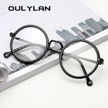 Oulylan Apaļas Brilles Rāmis Sievietēm, Vīriešiem Pārredzamu Optiskās Brilles Rāmji Sieviešu Skaidrs, Recepšu Brilles Briļļu Tuvredzība
