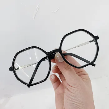 Oulylan Pārredzamu Brilles Rāmis Sievietes Vīrieši Nelegālo Apaļas Brilles Rāmji Skaidrs, Objektīvs Tuvredzība, Optiskās Brilles Brilles