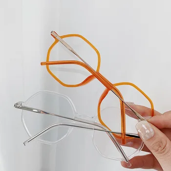 Oulylan Pārredzamu Brilles Rāmis Sievietes Vīrieši Nelegālo Apaļas Brilles Rāmji Skaidrs, Objektīvs Tuvredzība, Optiskās Brilles Brilles