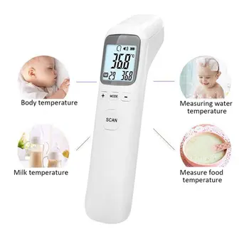 OUTAD Bērnu Termometrs Infrasarkanais Ciparu LCD Ķermeņa Mērījumu Pieres Auss bezkontakta Pieaugušo Ķermeņa Drudzis IS Bērniem Termometro