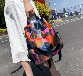 Oxford mugursoma sieviešu ūdensizturīgs bagpack drukāšanas ziedu skolas somas pusaugu meitene, ceļojumu soma, mochila feminina lielu jaudu