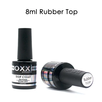 Oxxi 8ml Nail Art UV Gēla Laku Nagu Gumijas Bāzi un Top Coat Set Nagu Desgin Ilgstošu Led Manikīrs Gēla poļu 2019