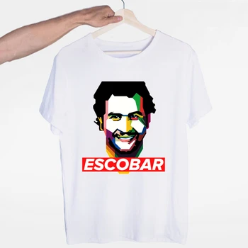 Pablo Escobar T Krekls Kolumbijas Narkotiku Kungs Kartelis Naudu, Vīriešu T Krekls Vasaras Camiseta T Smieklīgi, Topi, t-veida