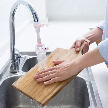 Pagarināt krānu, krāns splash guard Sadzīves regulējams pieskarieties Virtuve, duša splashs sprauslu Ūdeņos taupīšanas ierīces Mājas Ūdens filtru