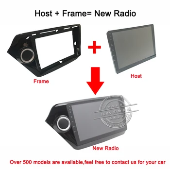PAKĀRT XIAN Auto DVD Rāmis Audio Montāžas Adapters Dash Apdares Komplekti Facia Panelis Toyota Corolla E120 Corolla EX BYD F3 auto Radio
