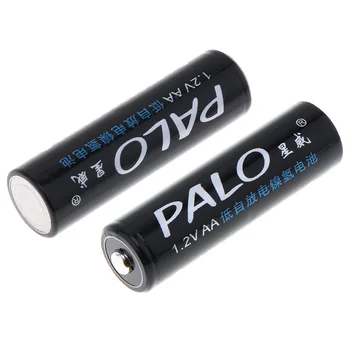 PALO 4-12pcs 3000mAh NI-MH 1,2 V AA Uzlādējamas Baterijas aa akumulatoru uzlādējamo akumulatoru ar šķidro kristālu displejs smart akumulatoru lādētājs