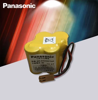 Panasonic Oriģinālo 2gab/daudz BR-2/3AGCT4A 6v akumulatora PLC BR-2/3AGCT4A litija-jonu bateriju, ar Brūnu jostu āķis plug
