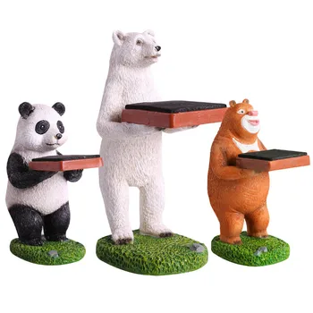Panda, Polar Bear, Brown Bear Skatīties Uzglabāšanas Rotaslietas Displejs Stāvēt Plaukts Ar Sūkli, Gredzens, Auskari Rokassprādzes Kaklarotas Dzimšanas Dienas Dāvana