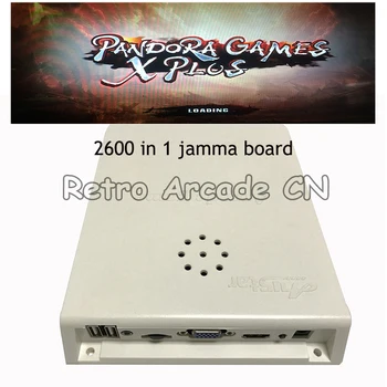 Pandora Spēles Box X Plug Jamma Valdes 2600 1 ar 10 Gab. 3D Spēles PCB Mātesplates Atbalstu, VGA CGA HDMI Mašīna Arcade