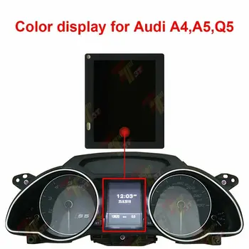 Paneļa LCD Krāsu displejs Audi A4 A5 S5 Q5 instrumentu kopu