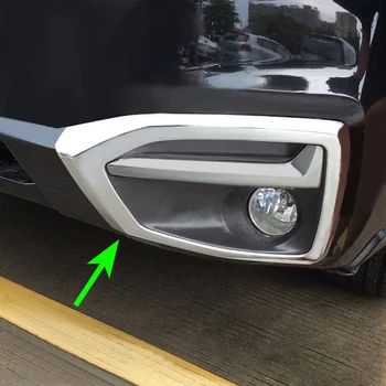 Par 2017-2018 Subaru Forester SJ Miglas lukturi Segtu Ieskauj Hromēti Piederumi Apdares
