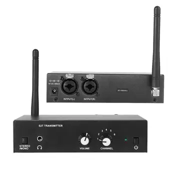 Par ANLEON S2 Bezvadu Stereo In Ear Monitor Sistēmas Posms Uzraudzības Mikrofona Raidītājs Sistēmas 561-568Mhz MUMS, Pievienojiet 100-240V
