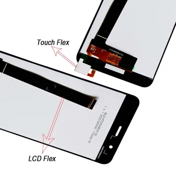 Par Asus Zenfone 3 Max ZC520TL LCD Displejs, Touch Screen Digitizer Montāža X008DC X008D LCD