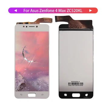 Par Asus Zenfone 4 Max ZC520KL X00HD LCD Displejs, Touch Screen Panelis Digitizer Stikla Sensora Montāža + Instrumenti