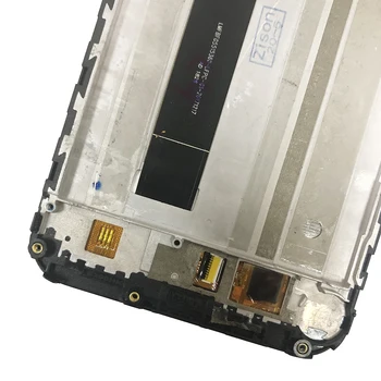 Par ASUS Zenfone Max M1 ZB555KL X00PD LCD Displejs ar skārienjūtīgu Ekrānu Digitizer ar karkasa Montāžu nomaiņa Stikla Panelis Lcd