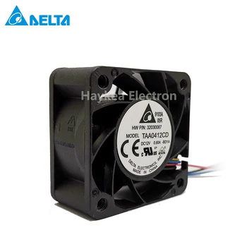Par Delta TAA0412CD 40mm 40x40x20mm servera ventilators 4020 12v 0.6 A 4cm servera inverter 18600RPM cpu aksiālo ventilatoru dzesēšanas ventilatoru 4PIN