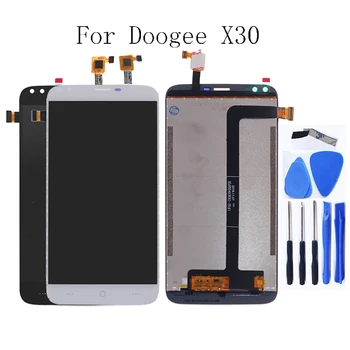 Par Doogee X30 Original LCD Touch Screen Digitizer Sastāvdaļu Doogee X30 Mobilo Telefonu Detaļas Ekrāns LCD Bezmaksas Rīks