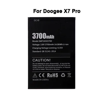 Par Doogee X7 X7 Pro Akumulatora Batterie Bateria Batterij Akumulators BAT16503700 3700mAh