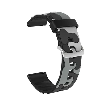 Par GTR2 Siksniņa Silikona Watchband par Huami Amazfit GTR47mm/ Temps / Stratos 2 2S 3 Joslu Sporta Aproce 22MM Aproce Correa