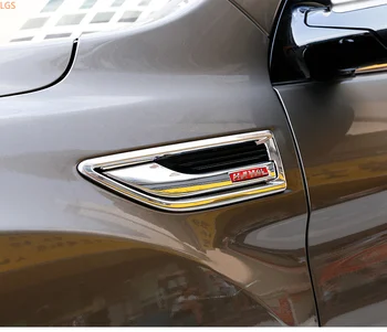 Par Haval H9-2019 Augstas kvalitātes nerūsējošā tērauda Virsbūves karkasa fender Dekoratīvu rāmīti anti-scratch aizsardzības Auto stils