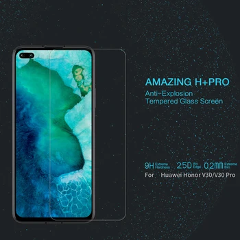 Par Huawei Honor 10 Stikla Nillkin Pārsteidzošs H/H+Pro 9H Rūdīta Stikla Ekrāna Aizsargs, Par Godu V30/V30 Pro/9X/9X Pro/20/20Pro