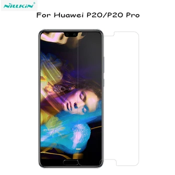 Par Huawei Honor P20/p20 PRO Rūdīts Stikls Nillkin Pārsteidzošs H/H+Pro Anti-Sprādziena Ekrāna Aizsargs, Lai Huawei P9 aizsardzības